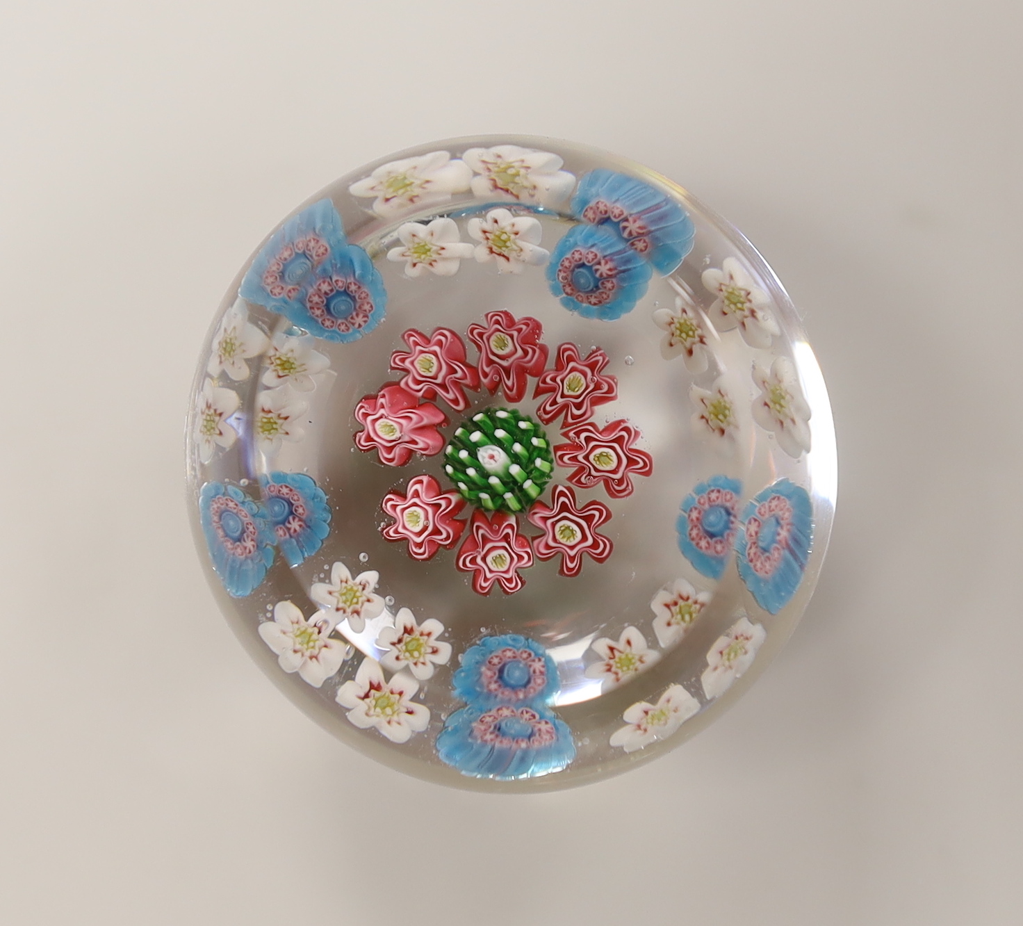 A Clichy miniature paperweight, approximately 4.5cm diameter